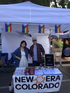 Southern Regional Lead Organizer Jorge at a table